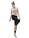 TSLA Women's High Waist Yoga Pants, Athletic 4-Way Stretch Leggings, Lightweight Workout Running Tights, Yoga Midwaist Pants Black, Medium