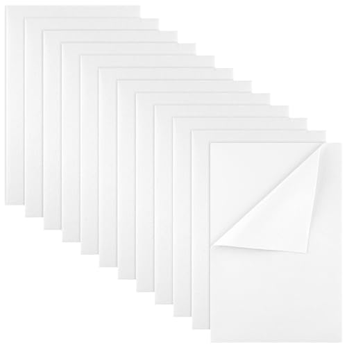 Morcheiong 12 Pcs Self Adhesive Felt Sheet Soft Felt Sheets with Adhesive Backing for Art Project and Sewing DIY Craft(11.8