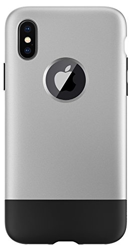Spigen Classic C1 [10th Anniversary Limited Edition] Designed for iPhone X Case (2017) - Aluminum Gray