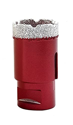 Yaowanguan M14 Drill Bit Hole Saw Tools for Glass/Tile/Ceramic/Marble/Porcelain/Concrete/Granite Cutting Opening - 38mm Diamond Coating Angle Grinder Brazed Drill Bit