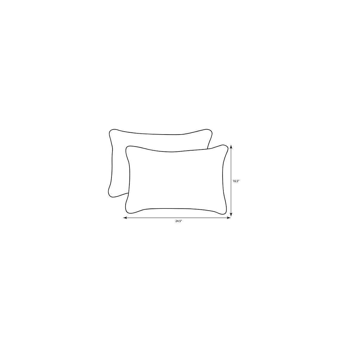 Pillow Perfect Outdoor/Indoor Menagerie Cayenne Oversized Lumbar