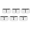 Vinod Stainless Steel Solid Vati/Katori- Set of 6 Pcs, 150 ml