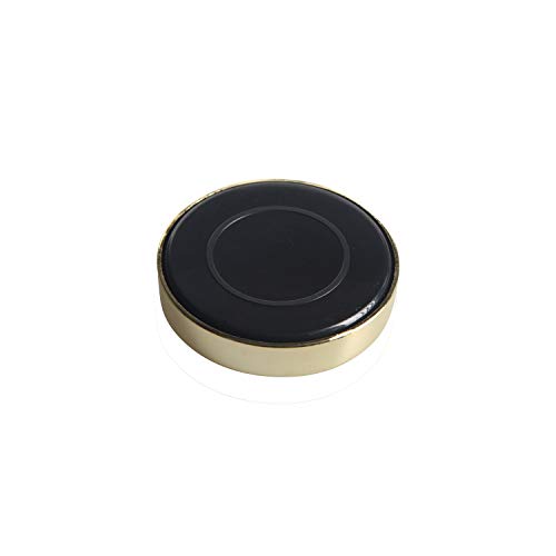 FUNEW Cigar Humidor Humidifier, Mini Round Size Humidifier with 3M Double Sided Tape for 20-80 Cigars Humidor Gold Plastic Humidifier for Cigars Humidor Box Portable Travel Cigar Humidor Case
