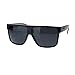 JuicyOrange KUSH Men's Sunglasses Flat Top Square Frame Black Dark Lens, 5 5/8