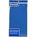 3-PACK DISPOSABLE PLASTIC TABLE COVERS / TABLECLOTHS (BLUE)