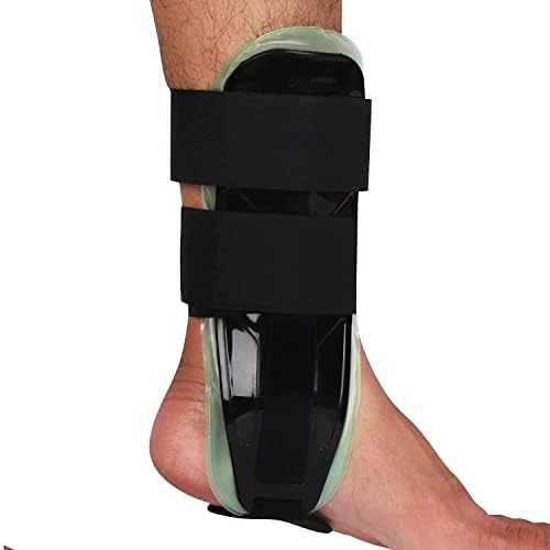 Air Gel Ankle Brace Stirrup Ankle Splint Adjustable Rigid Stabilizer for Sprains, Strains