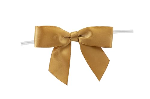 Reliant Ribbon 5170-92805-3X2 Satin Twist Tie Bows - Large Bows, 7/8 Inch X 100…