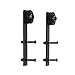 Unionline 6.6 Ft Sliding Barn Door Hardware Kit Country Style (8 FT Straight Style)