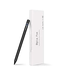 Homder Stylus Pen - Lápiz capacitivo digital para pantalla táctil, lápiz capacitivo de punta fina compatible con Apple iPad iPhone y Samsung Andriod Touchscreen Cellphones Tablets (guante incluido)