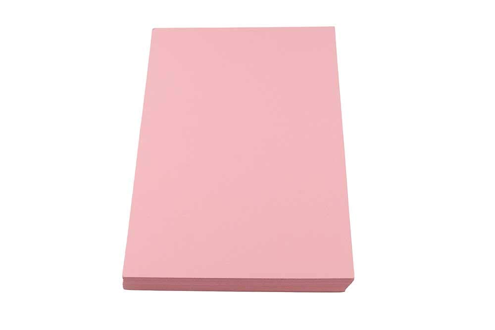 House of Card & Paper A3 160gsm Pastel Pink Coloured Card (Pack of 50 Sheets)