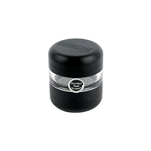 KANNASTOR GR8TR V2 Grinder - Premium Food Grade Quality Aluminum w/Screen Chamber - 8 Pieces - 60 Mesh Stainless Easy Change Screen - Perfect for Herb Spices - Smooth Grind - Storage Lid - Thumbnail 6