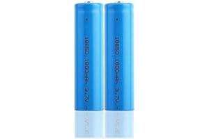 2Pack 18650 Batteries 3.7V 1800mAh Lithium li-ion Rechargeable Battery, Li-ion Icr 18650 1800mah 3.7v 6.66wh Rechargeable Bat