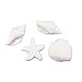 Lucks Dec-Ons Molded Sugar/Cup-Cake Topper, Seashells and Starfish Assortment, 1 1/4-1 1/2 Inch, 144 Count