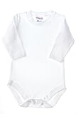 Baby and Toddler Cotton Onesies - White, for Boys and Girls by Baby Jay