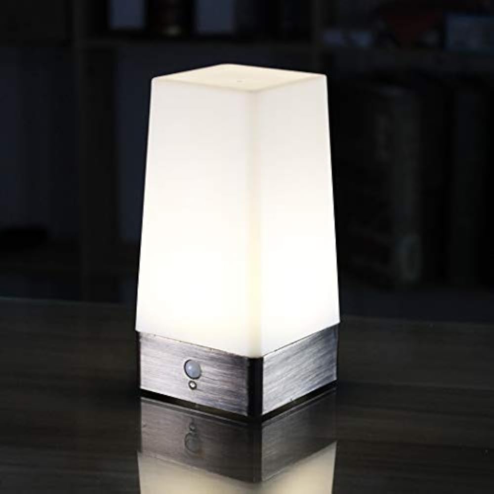 3 Modes Battery Powered Small Table Lamp,Bedside Wireless PIR Motion Sensor LED 709466465568 eBay