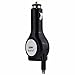 HonkTai® Tangle-free Lightning Retractable Cable Vehicle USB Car Charger For Apple iPhone 6s iPhone 6s Plus iPhone 6 Plus iPhone 5 5c 5s iPad Air 2 iPod Touch 5 (Black)