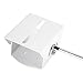 Versatile Aluminum Wall Mount for The Ring Spotlight Cam Wired - Adjust Flexibly The Viewing Angle of Your Camera - by Wasserstein (White)