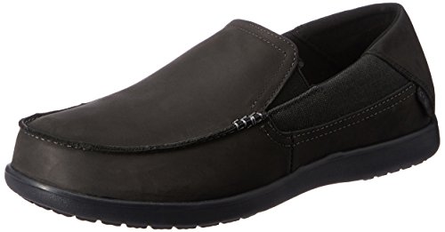 Crocs men s santa cruz 2 luxe leather m slip-on loafer,…
