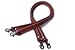 Wento Pair 24'' Brown Genuine Leather Handle Purses Strap Lobster Hook inner size 0.3'',Real Leather Sewing Canvas backing Bag Handles,replacement Purse Straps,handbag Bag Wallet Straps WT0301 (Brown)