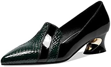 white low chunky heels