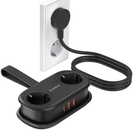 AP3 Reise Steckdosenleiste USB‑C PD 20W Schwarz