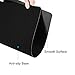 MONYES Thick Desk Pad Protector, PU Leather Desk Mat Blotters, Black Laptop Mat for Office/Home (24