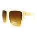Super Oversized Sunglasses Unisex Flat Top Square Frame Fashion Wear