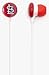 iHip MLF10169STL MLB St. Louis Cardinals Printed Ear Buds, Red/Yellow