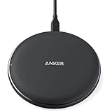 Anker 10W Max Wireless Charger, Powerwave Pad Upgraded, Qi-Certified Wireless Charging 7.5W for iPhone Xs Max/XR/XS/X/8/Plus, 10W Fast-Charging Galaxy S10/S9/S8/Note 9 (No AC Adapter)