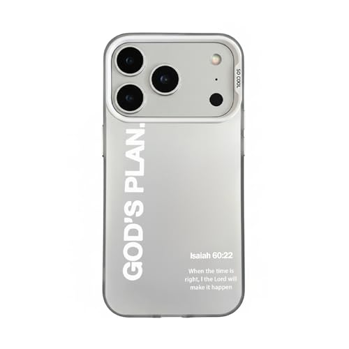 Vyukyio God's Plan Bible Verse Phone Case for iPhone 17 Pro, White at Amazon