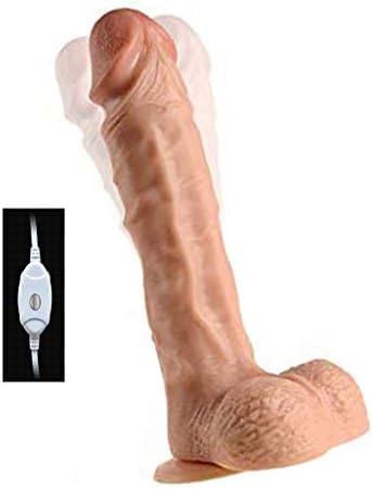 DILWX Super Suction Cup Couples USB Rechargeable Toy Waterproof Tool 8.4 Inches