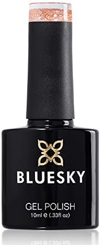 Bluesky Gel Nail Polish, Pinch Of Peach Blz43, Chunky Glitter, Light, Peach, Pink, Long Lasting, Chip Resistant, 10 ml (Requires Curing Under UV LED Lamp) - Image 4