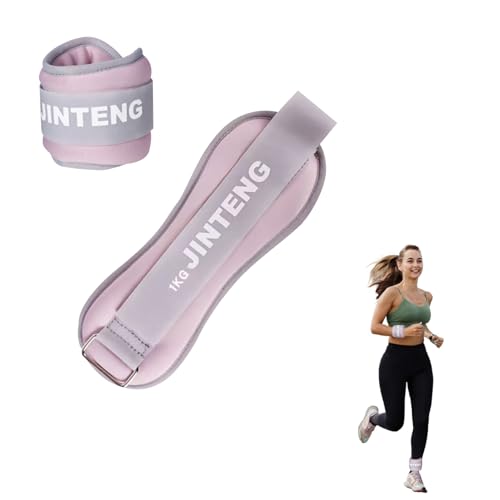 DAYONG Adjustable Wrist Ankle Weight, Pilates Arm & Leg Weights Set-0.5kg/1kg/1.5kg/2kg in Pair, Wrist Weights for Strength Training Jogging Fitness Dance Aerobics.