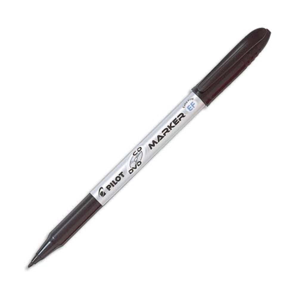 Pilot Begreen Recycled CD/DVD Marker 2.0 mm Tip - Black, Box of 10