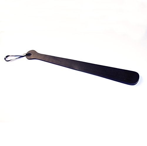Black Leather Slapper Paddle Classic BDSM Paddle