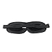 Kinzi™ DreamWeave Contoured Sleep Mask - Includes Carrying Pouch and Ear Plugs - for Travel, Shift Work, and Meditation