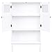 Best Choice Products Wooden Over-The-Toilet Space Saving Cabinet Shelf Tower Rack for Linens, Toiletry, White