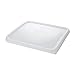 Rubbermaid Commercial Products FG652300WHT Lid SQ SSC (Pack of 6)