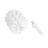 WENKO Vervangende borstel WC-garnituur wit Ø 8,5 cm – vervangende toiletborstel met adapter, kunststof, 8,5 x 9,3 x 8,5…