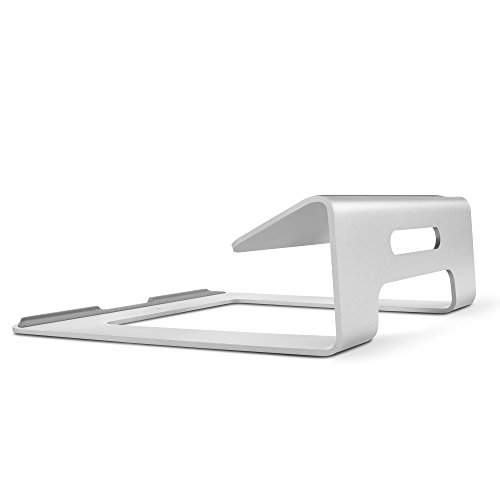 Twelve South ParcSlope for MacBook and iPad Pro, silver | Hybrid laptop stand and tablet desktop wedge - Thumbnail 3