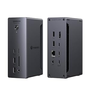 UGREEN Revodok Max 213 13-in-1 Thunderbolt 4 ドッキングステーション 40Gbps 高速データ転送