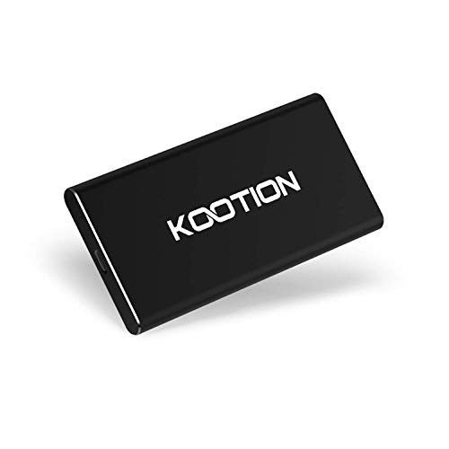 KOOTION SSD-Festplatte, 1 TB, externe SSD-Festplatte, tragbar, 1 TB, Lesen bis zu 500 MB/s und Schreiben bis zu 450 MB/s