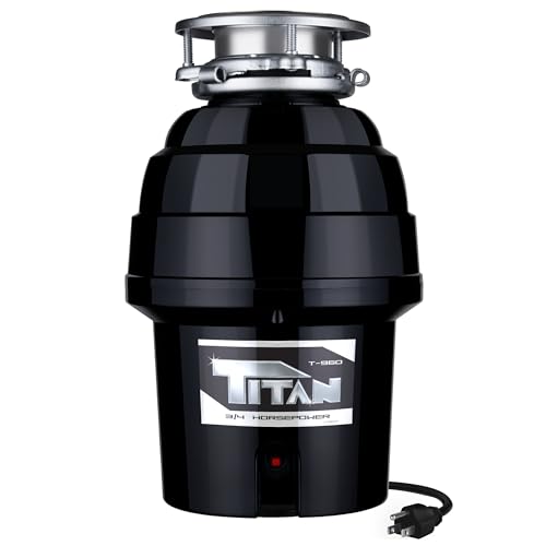 Mua Titan 10USTNT9603B Garbage Disposal, 3/4 HP Deluxe, Black