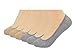 Women's Coolmax No-Show Liner, Low Cut Sport Socks, Coolax Casual Socks, by Keewen (6-Pack)