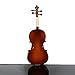 OlymStore ® 1/4 Size Ebony Acoustic Violin with Case ,Bow, Rosin Natural for Kids