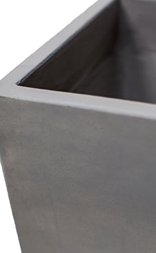 Planters, flowerpot of light cement, light cement, antique grey, “solid cut” “UV-proof and frost resistant” “frost proof” “quality product” from Blumenkübelxxl