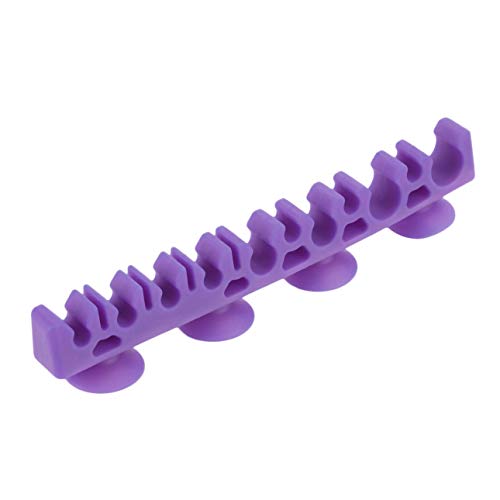 Liobaba Brush Drying Tower,Makeup Brushes Holder Organizer Rack with 4 Suction Cup Air Drying Tower Brush Dryer