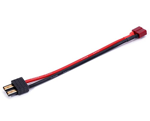 Traxxas TRX Series Battery Connector Adapter Cable Male to T-Plug Female Plug