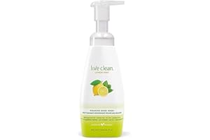 Live Clean Foaming Hand Wash, Lemon Mint, 400 mL, 4 Count