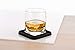 Silicone Absorbent Coasters for Drinks with Holder - Set of 6 Unique Modern Elegant Design Table Coaster for Cups Glasses and Mugs Tabletop Protection - Soft Felt Cloth Insert and Non Slip Rubber